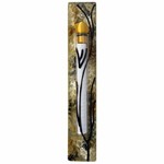 Earthy Green Tones Mezuzah