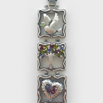Sterling Silver Dove Tree Heart