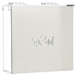 Lucite Matzah Box - Silver