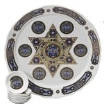 Star of David Porcelain Seder Plate