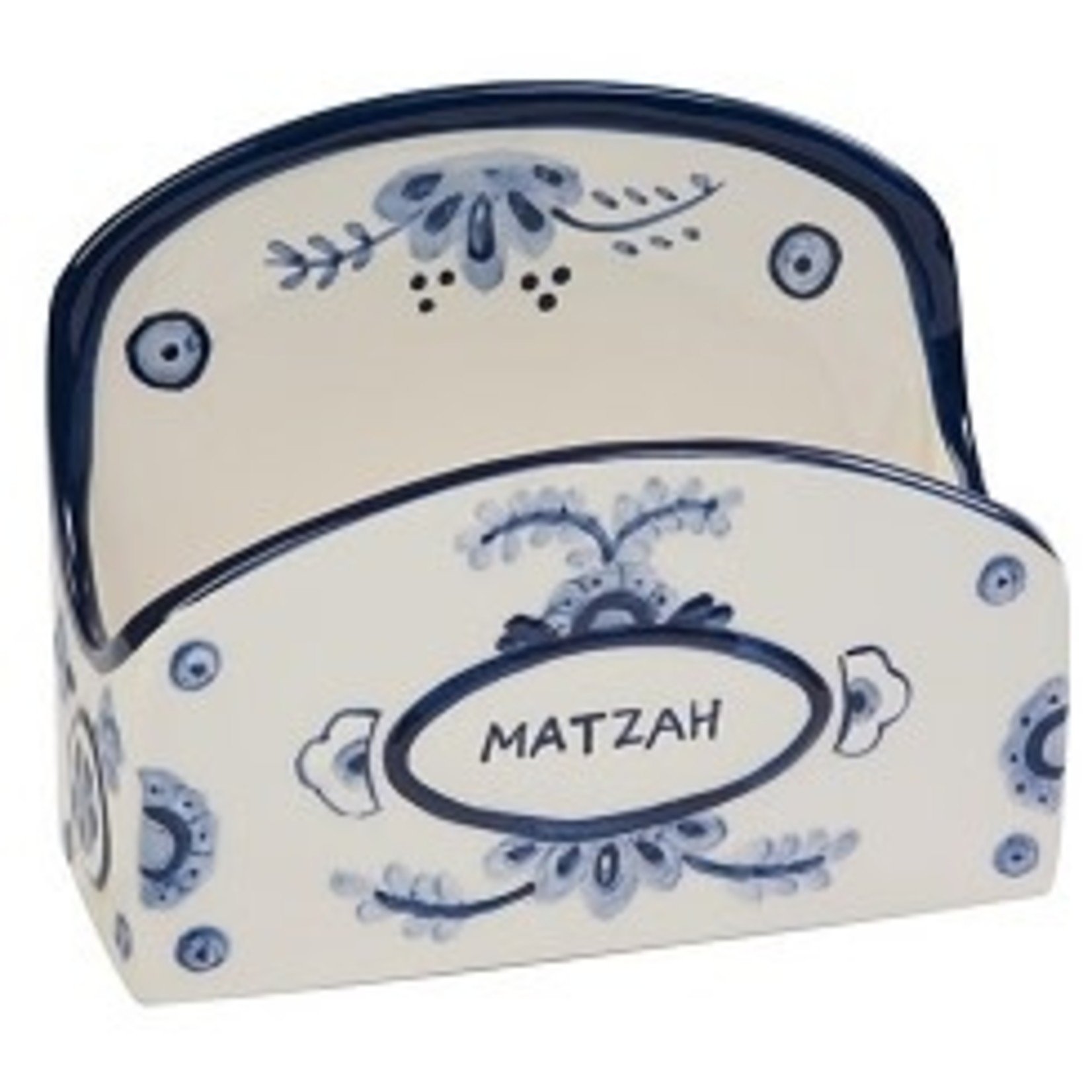 Decorative Matzah Holder-Blue