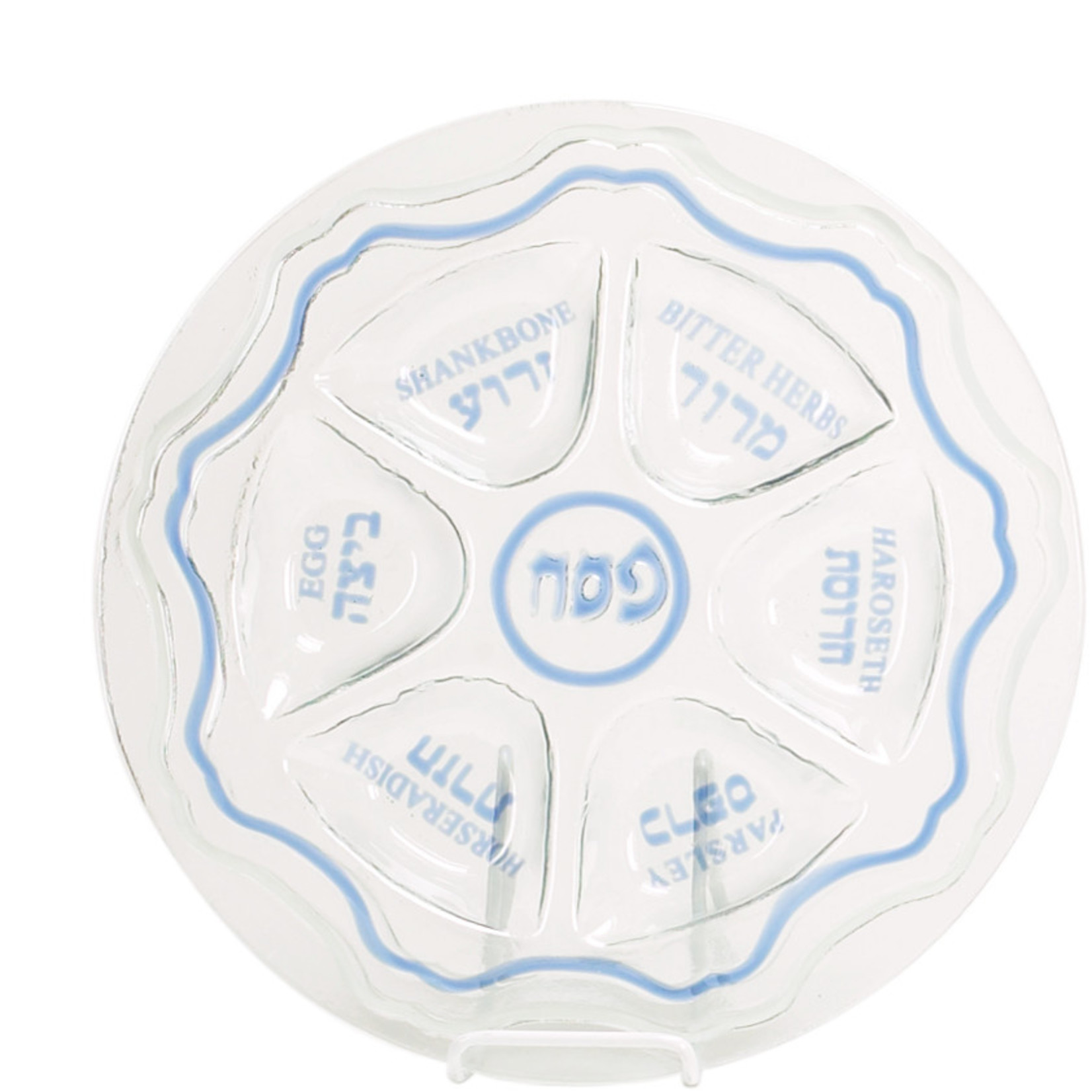 Fused Glass Seder Plate