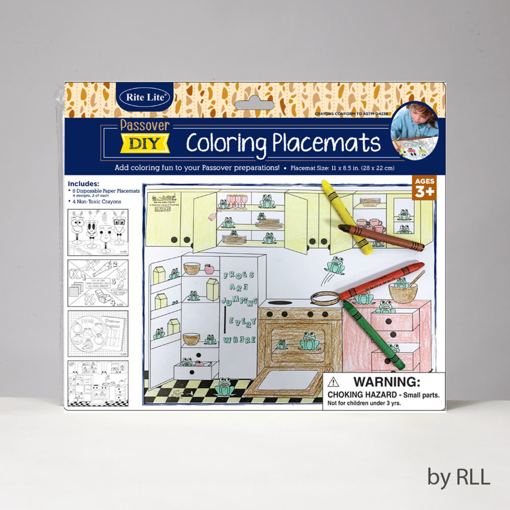 Passover Coloring Placemat Kit