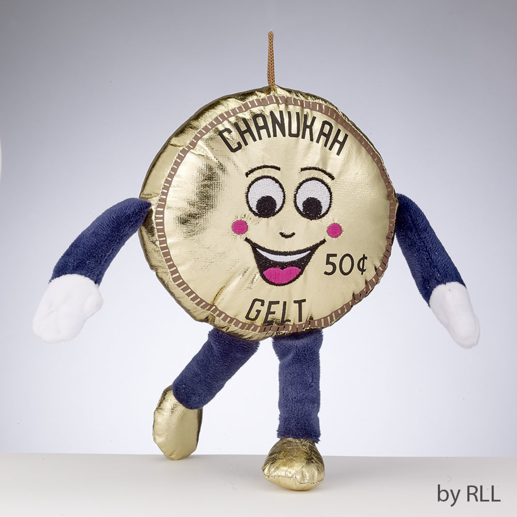 Plush Chanukah Gelt Coin