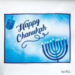 "Sapphire Collection" Chanukah Drying Mat