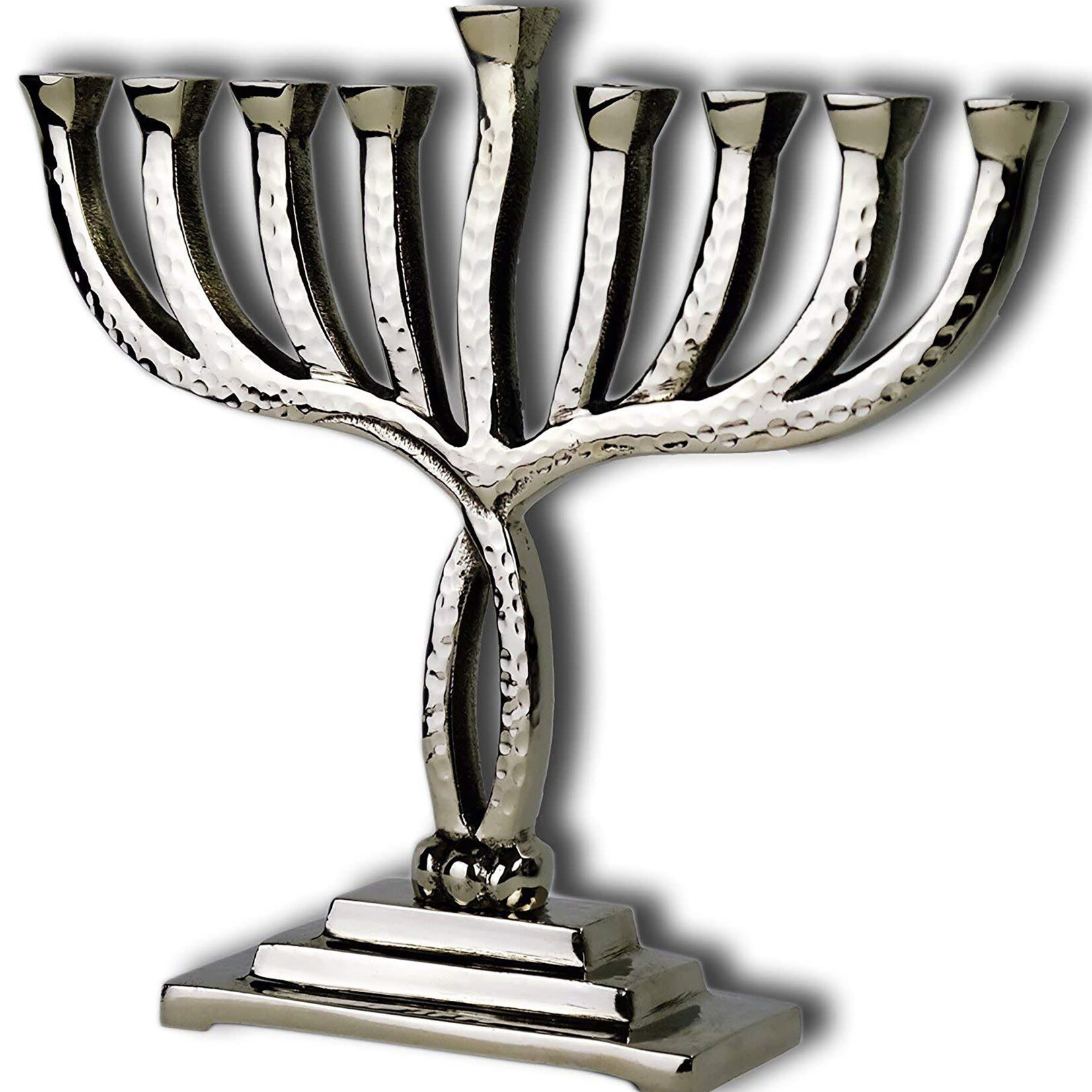 Hammered Menorah - Twist