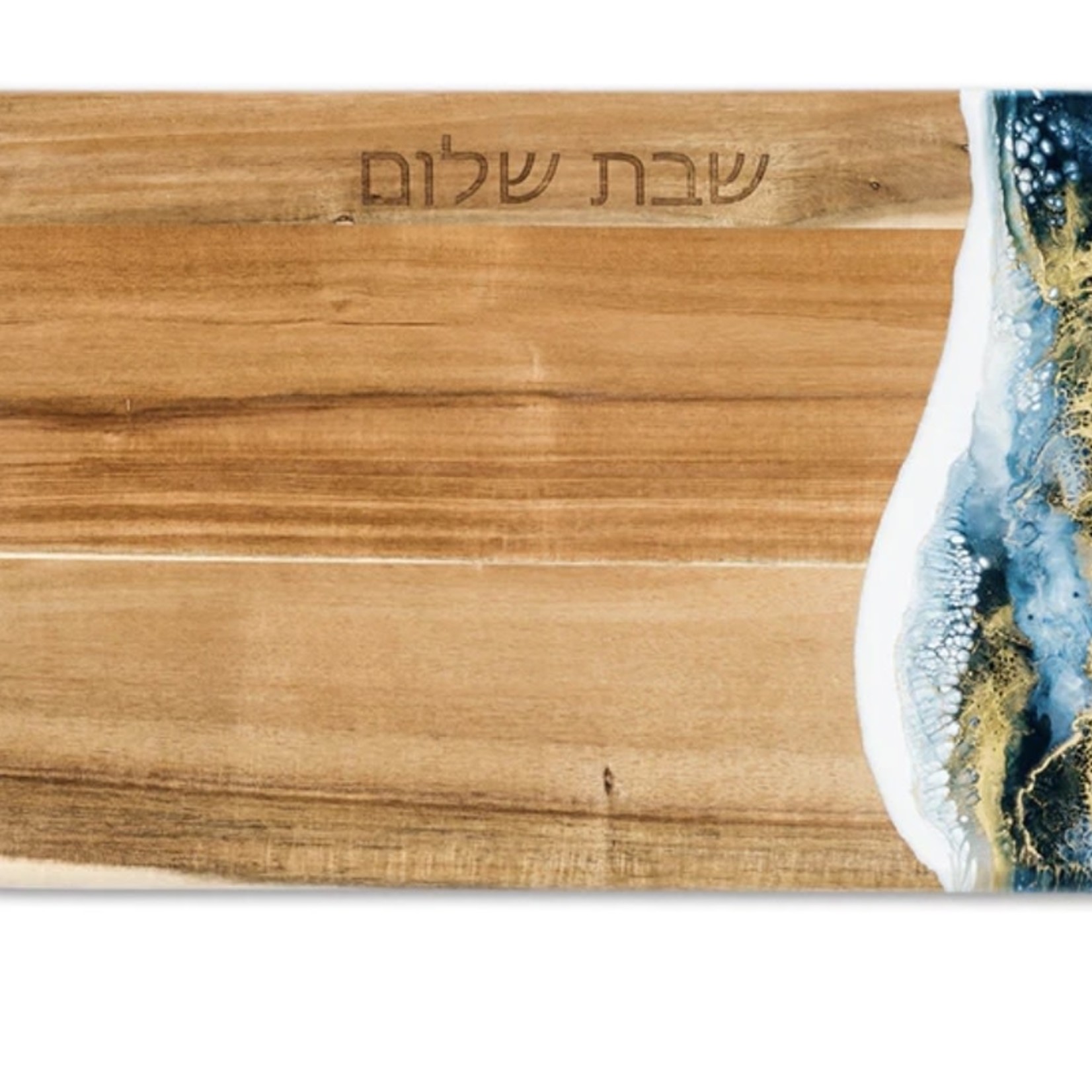 Acacia Challah Board - Sapphire Sky