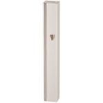 Metal Mezuzah Case Silver