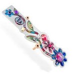 Whimsical Floral Mezuzah