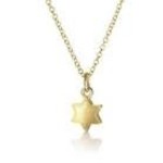 Dainty Star of David 14k Gold Necklace