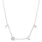 Jewish Star Love Necklace