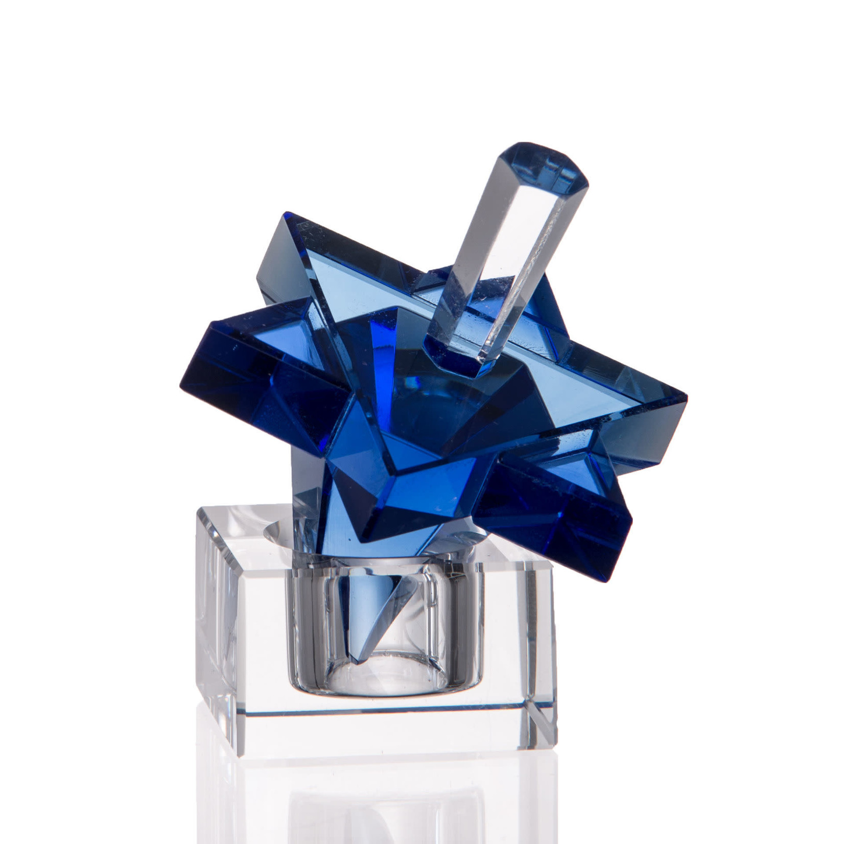 Blue Star of David Dreidel