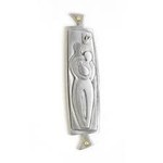 Family Pewter Mezuzah