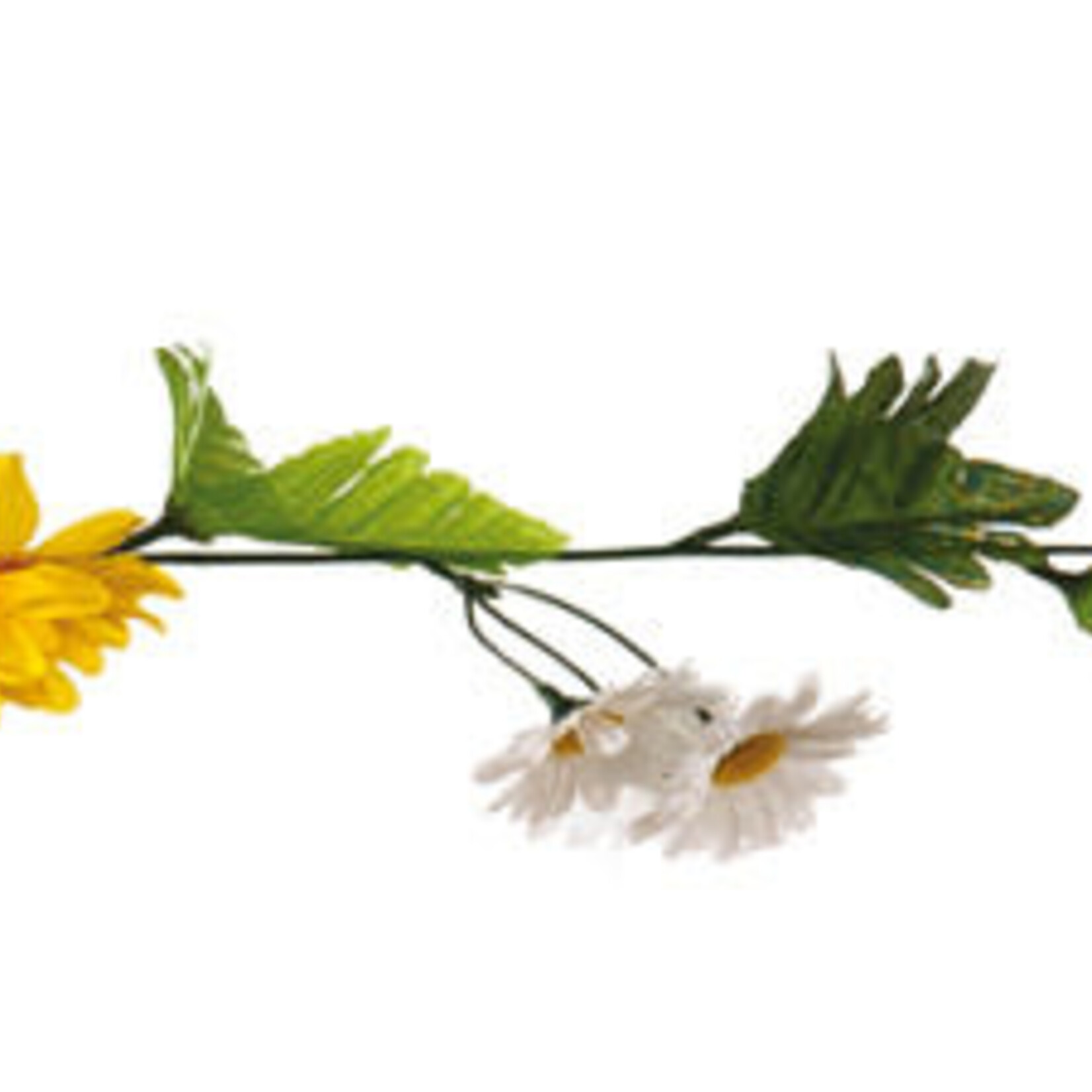 8' Garland of Sunflowers and Daisies