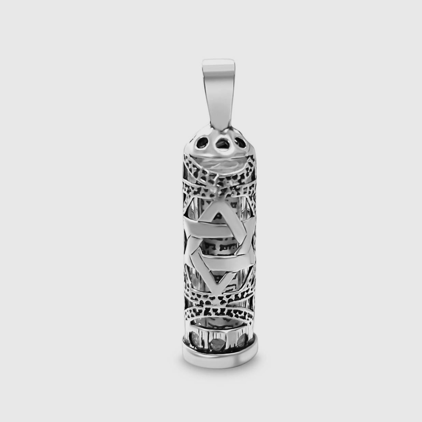 Star of David Mezuzah Necklace and Chain