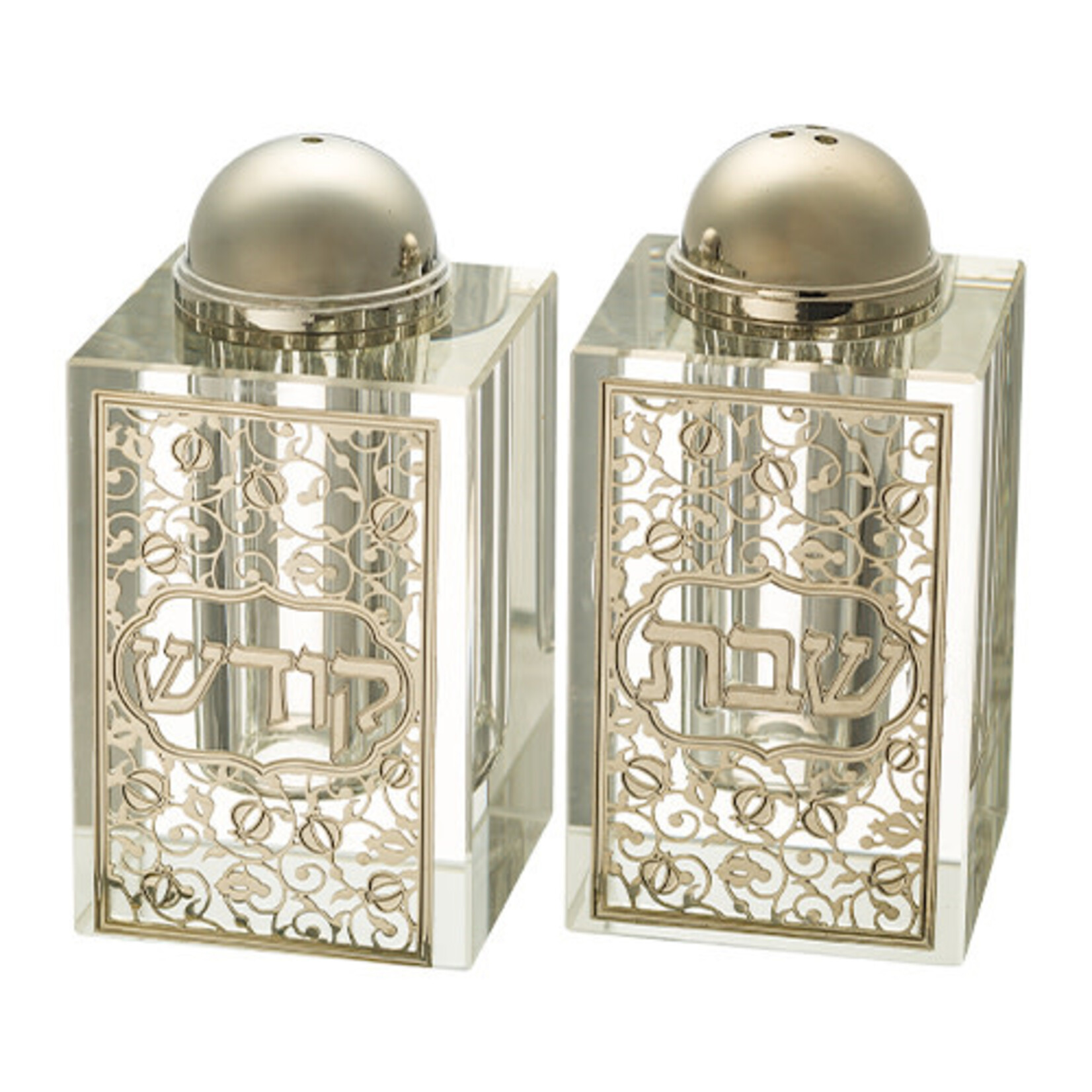 Crystal Salt and Pepper Shakers