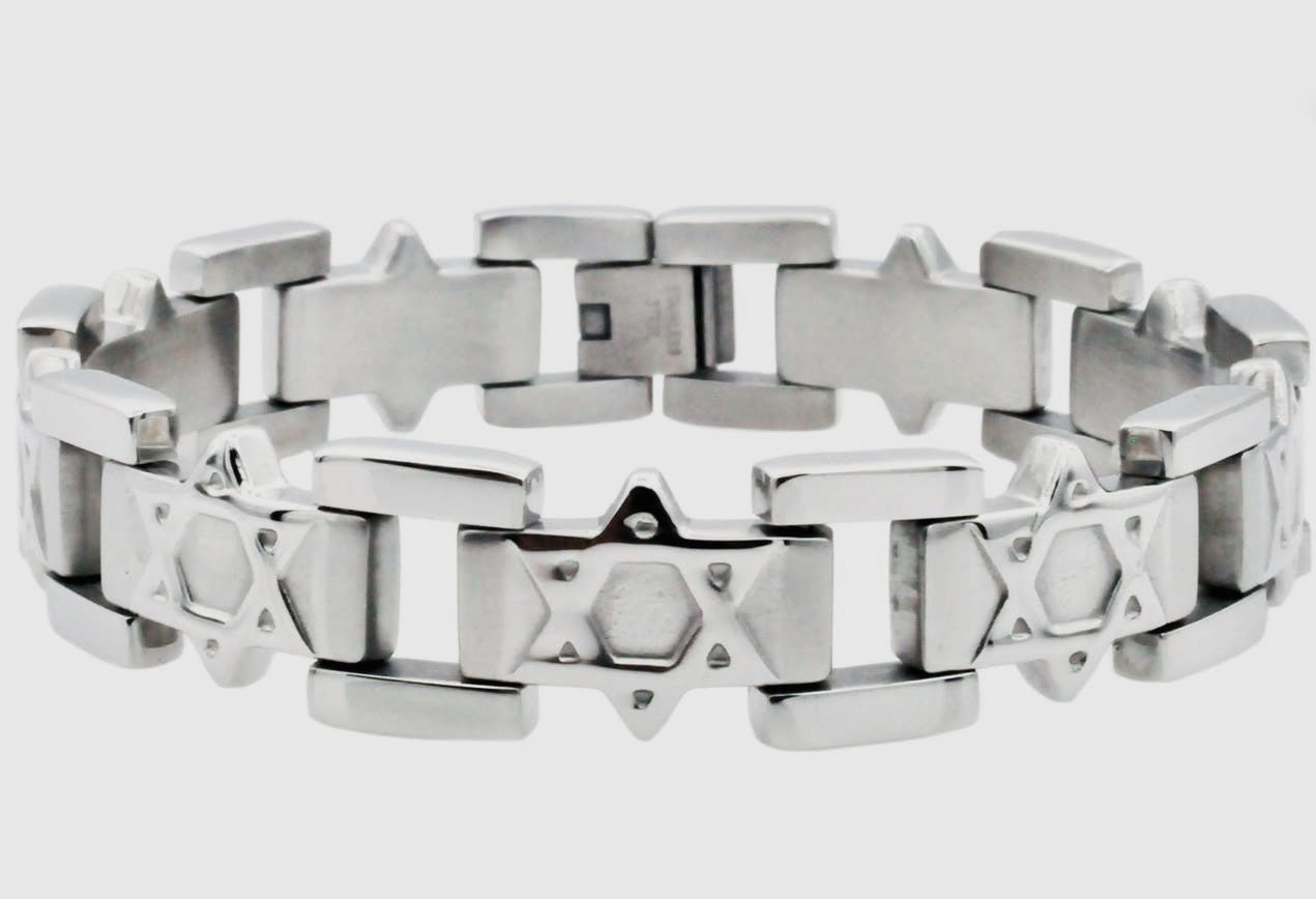Minimalist Star of David Bracelet main image 0