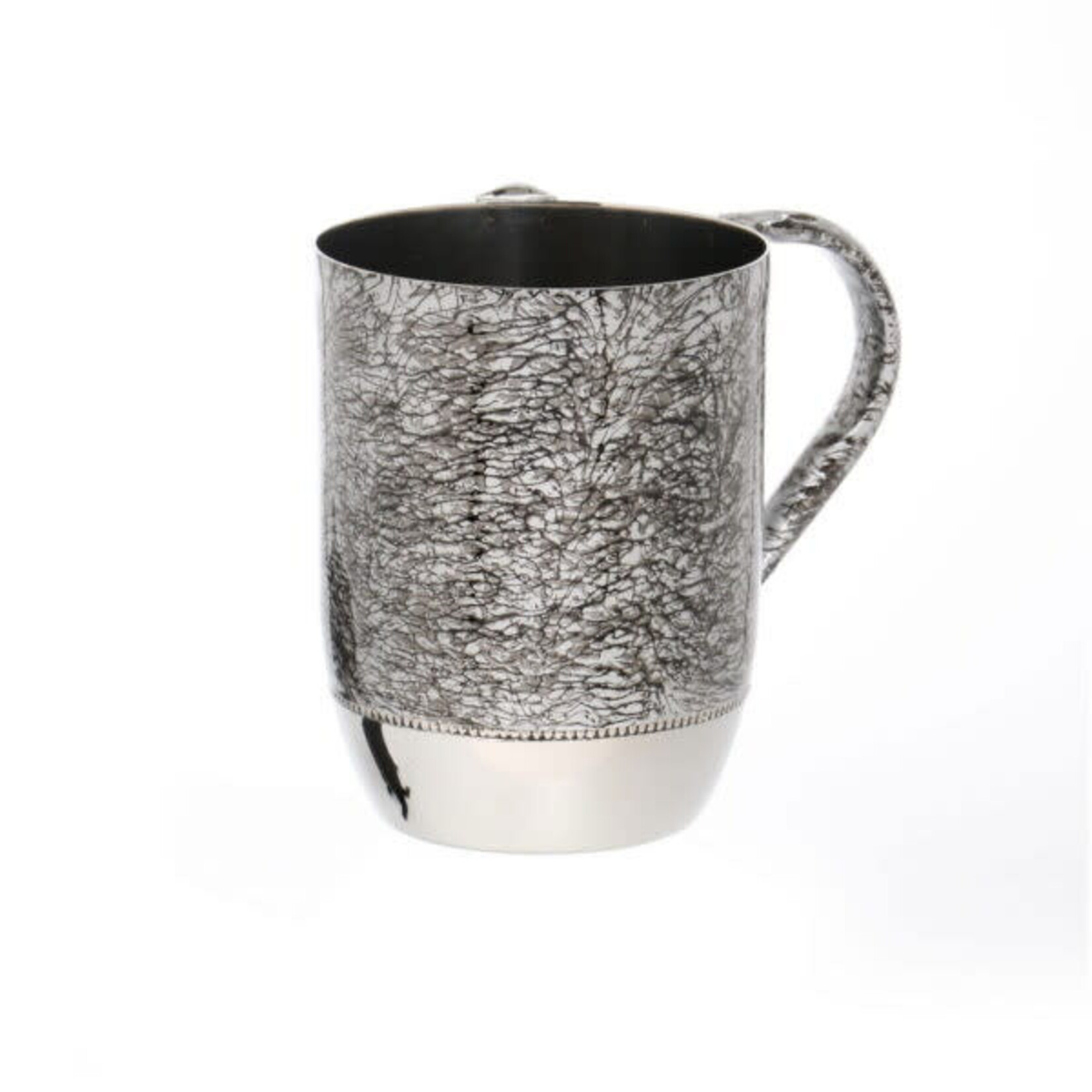 Stainless Steel Washing Cup-Silver/Black