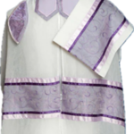 Lavender Spirals w/ a Touch of Purple on Chiffon