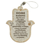Hamsa with English Home Blessing