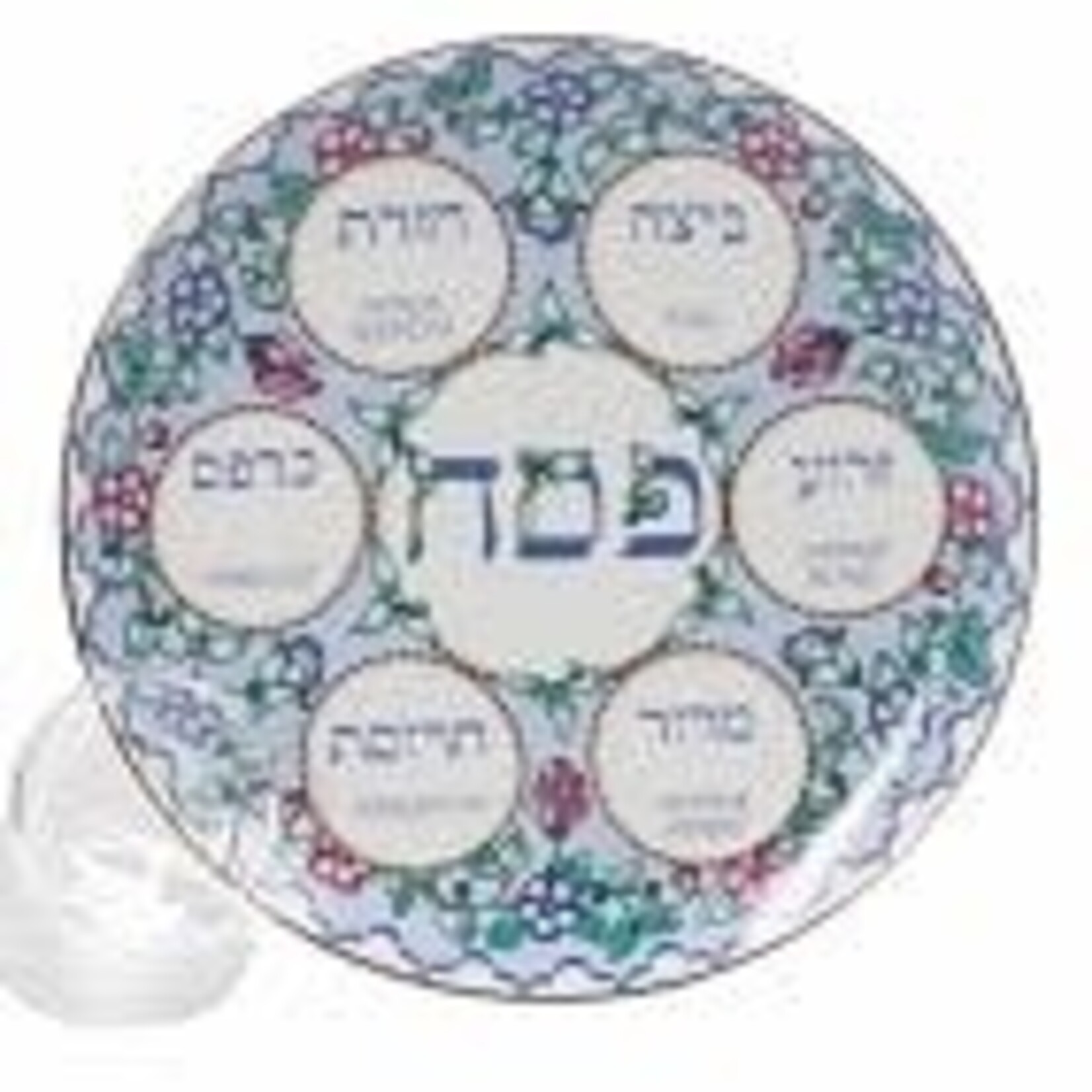 Floral Seder Plate