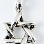 Sterling Silver Star of David Pendant with 18" Chain