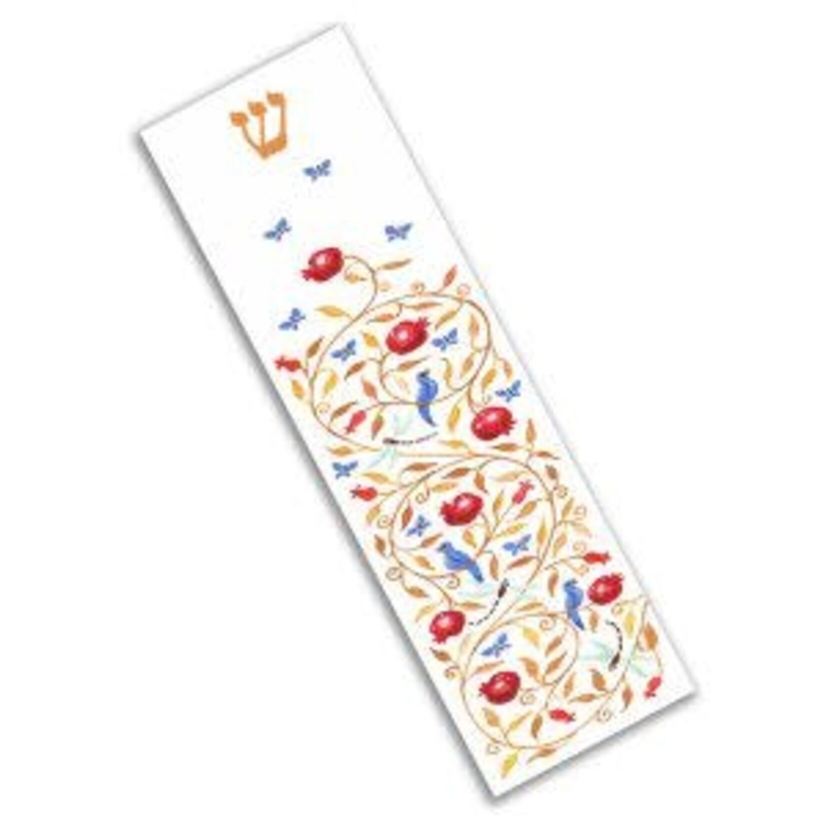 CAR MEZUZAH - POMEGRANATES BUTTERFLY