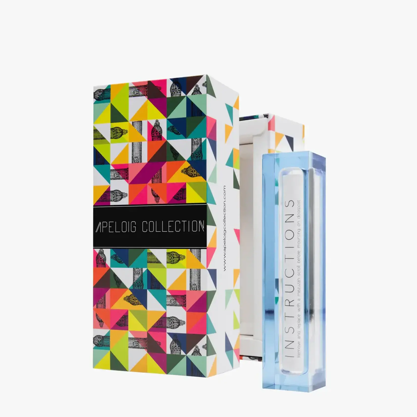 Mezuzah Medium - Baby Blue