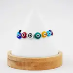 Flat Evil Eye Stone Bracelet