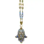 Bluebell Hamsa Necklace by Michal Golan