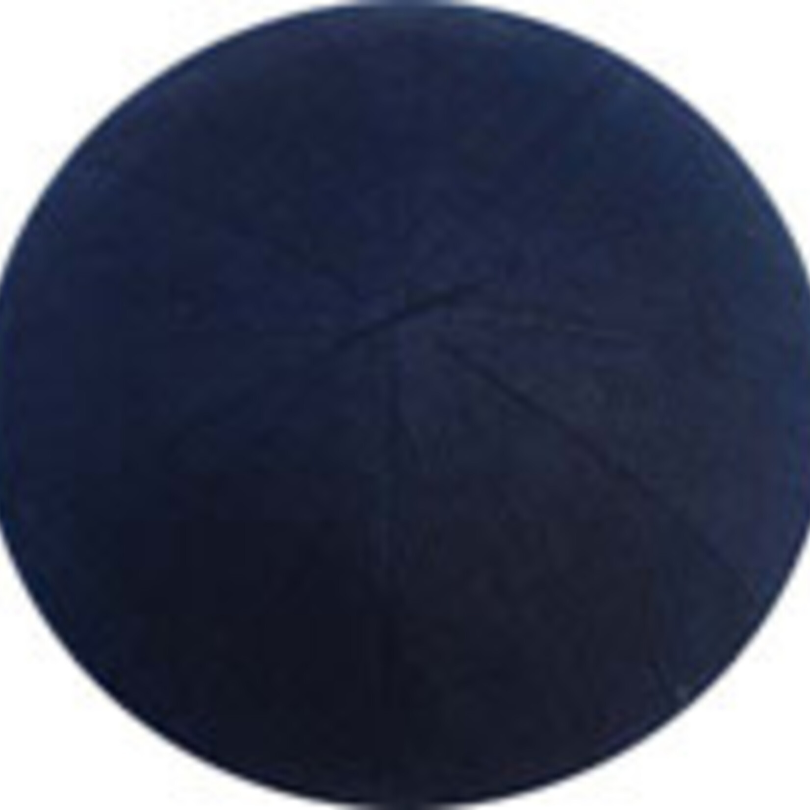 Navy Kippah with Clips - 17cm