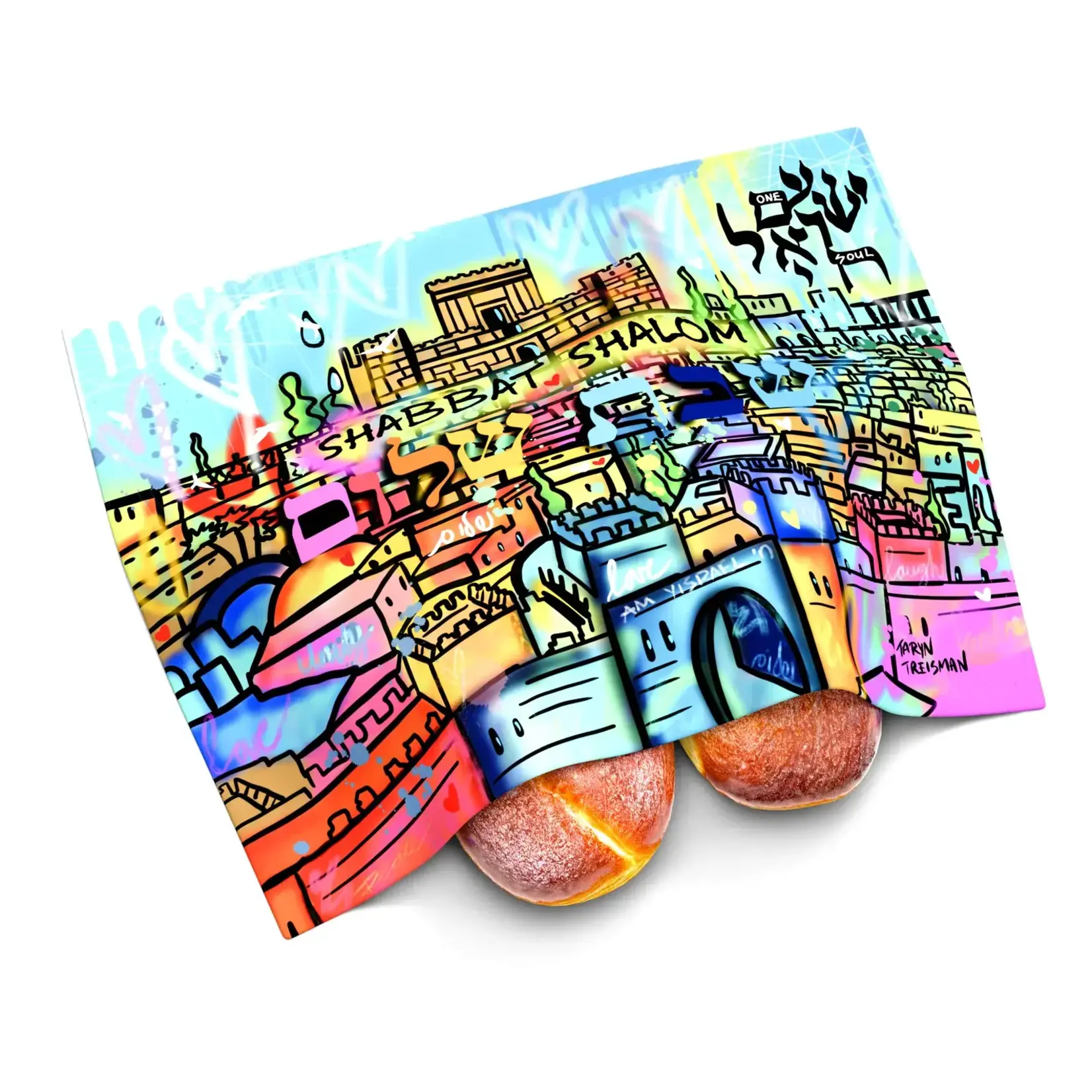 Beit Hamikdash Challah Cover