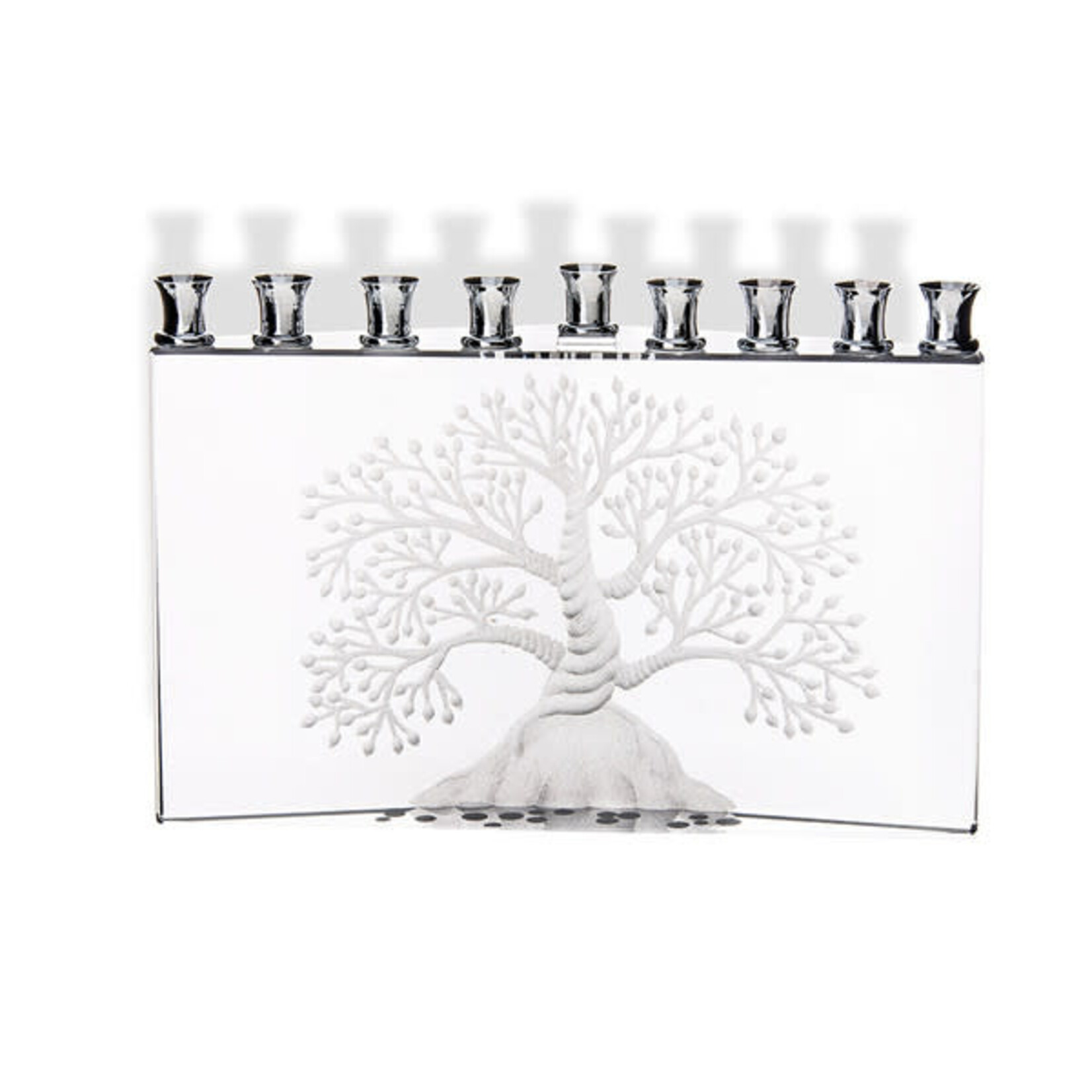 Eitz Chaim Crystal Menorah