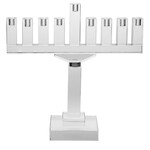 13" Crystal Clear Menorah