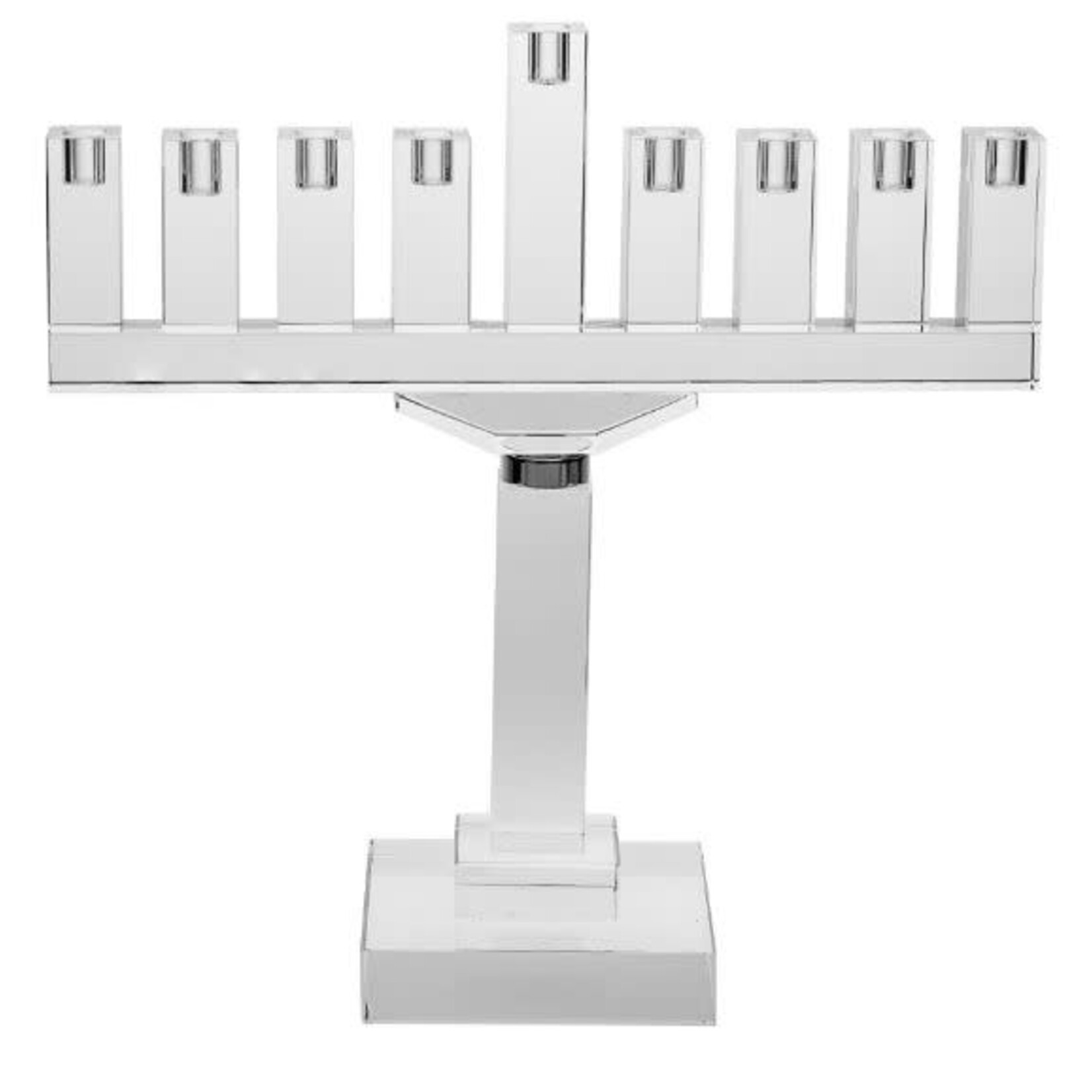 13" Crystal Clear Menorah
