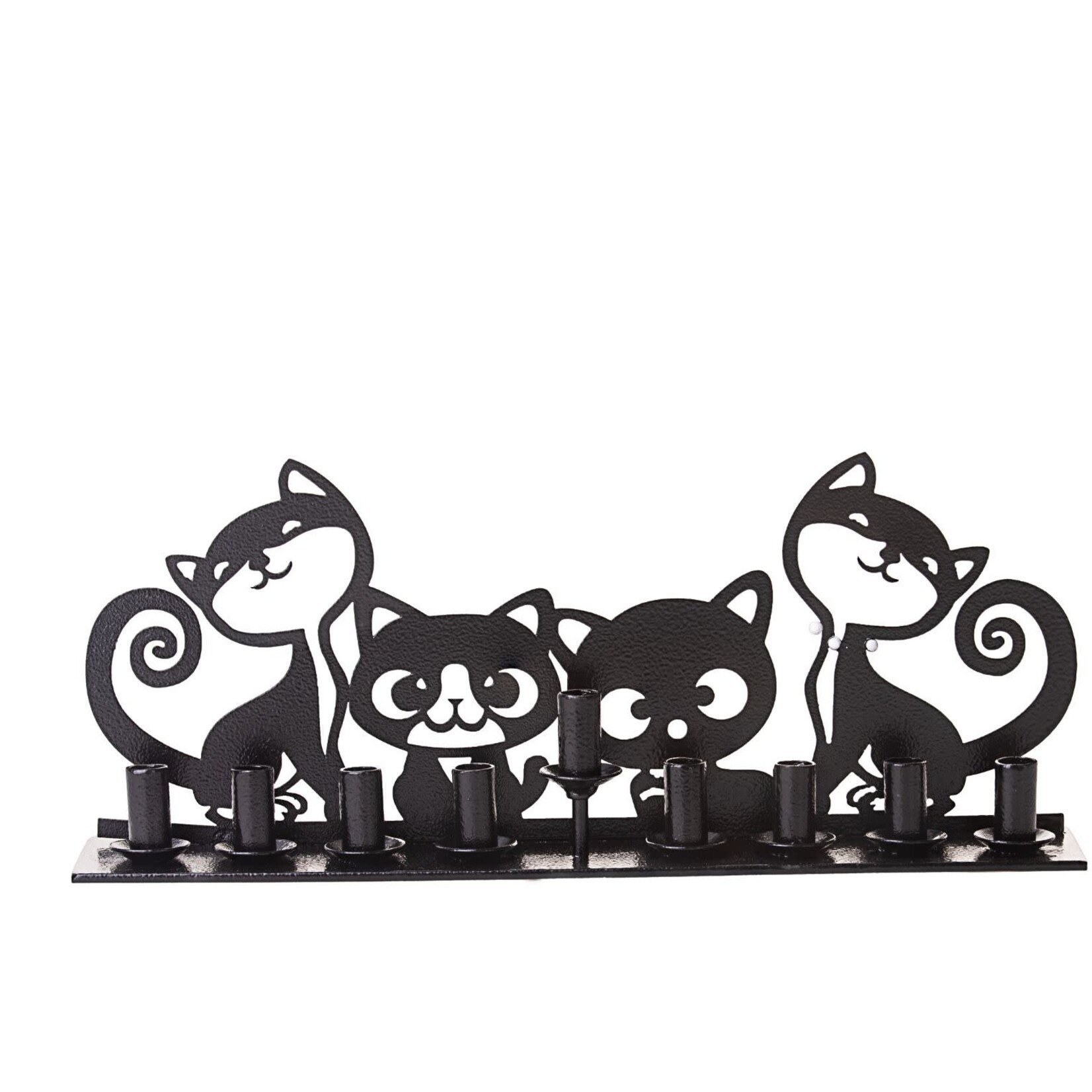 Cat's Meow Metal Menorah