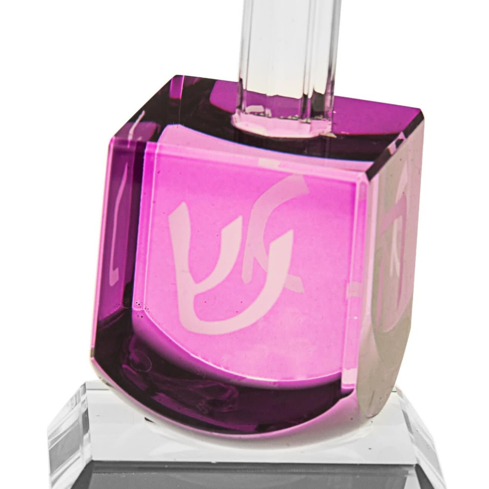 Crystal Dreidel - Purple