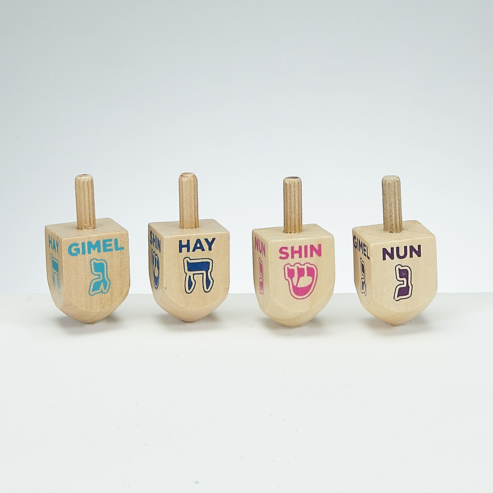 Small Wood Dreidels