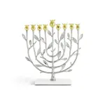 Pomegranate Silver & Gold Menorah