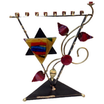 Triangular Tree of Life Menorah