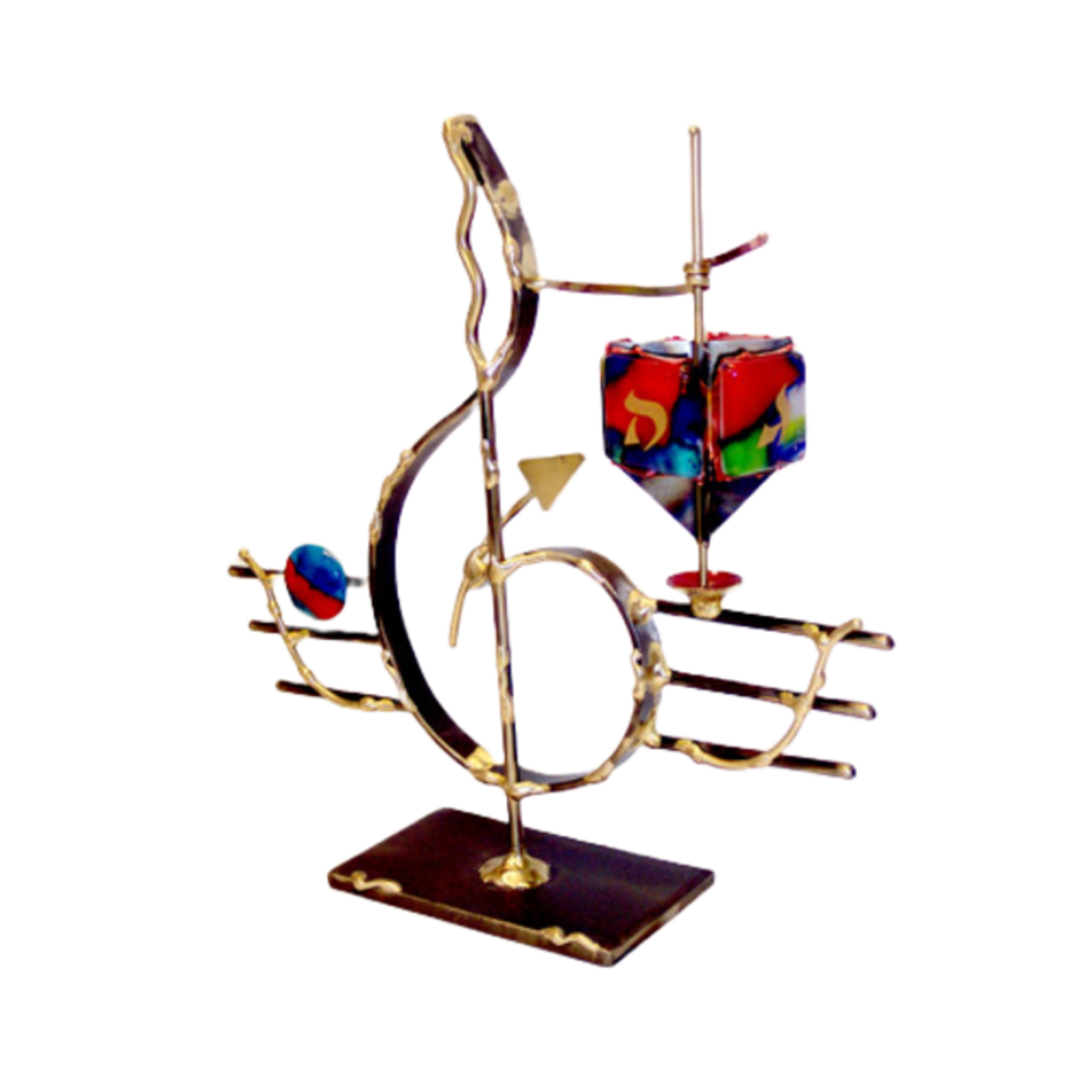 Small G-Clef Dreidel