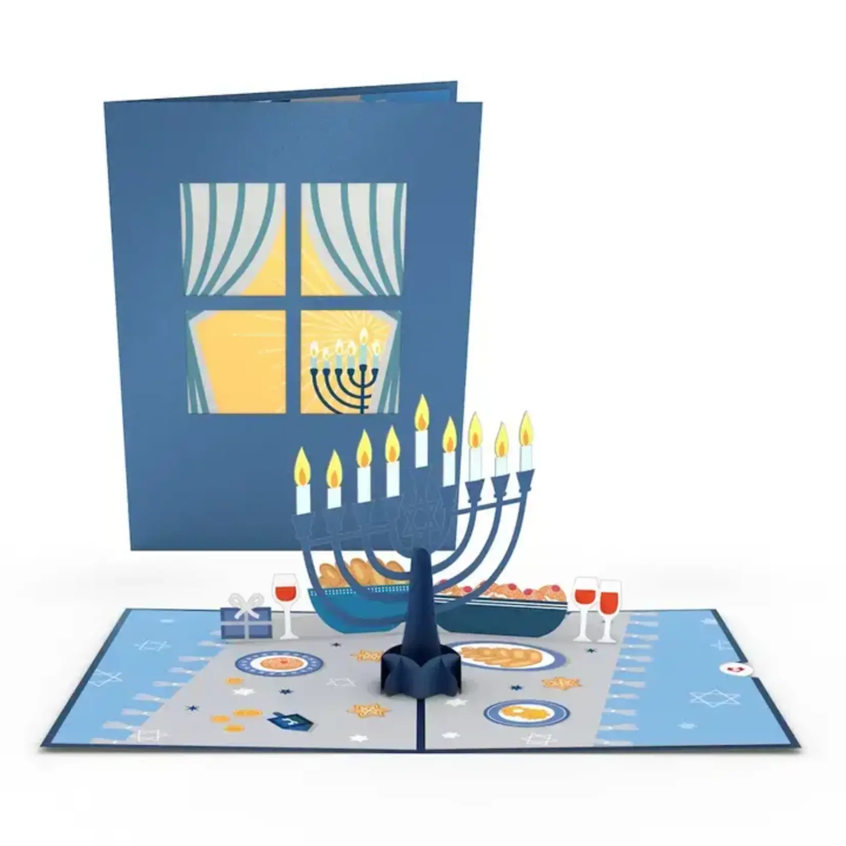Menorah Lights 5''x7'' Card, Pop-Up Cards