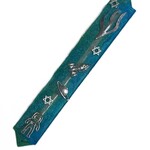Epoxy Space Mezuzah Case with Star of David - 12cm