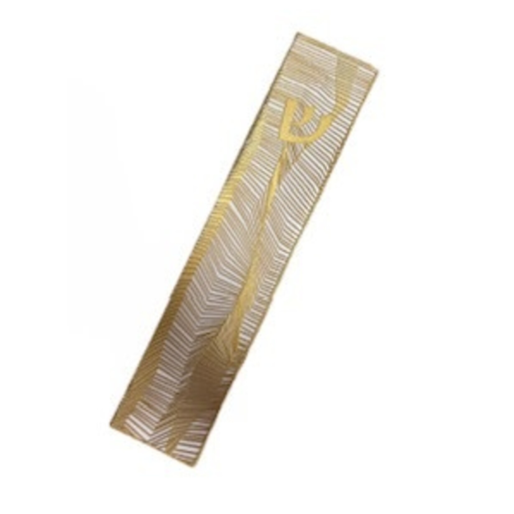 Gold Lines Mezuzah Case - Large