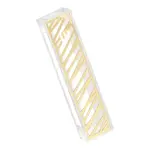 Lucite & Laser Cut Mezuzah Case - Gold 12cm
