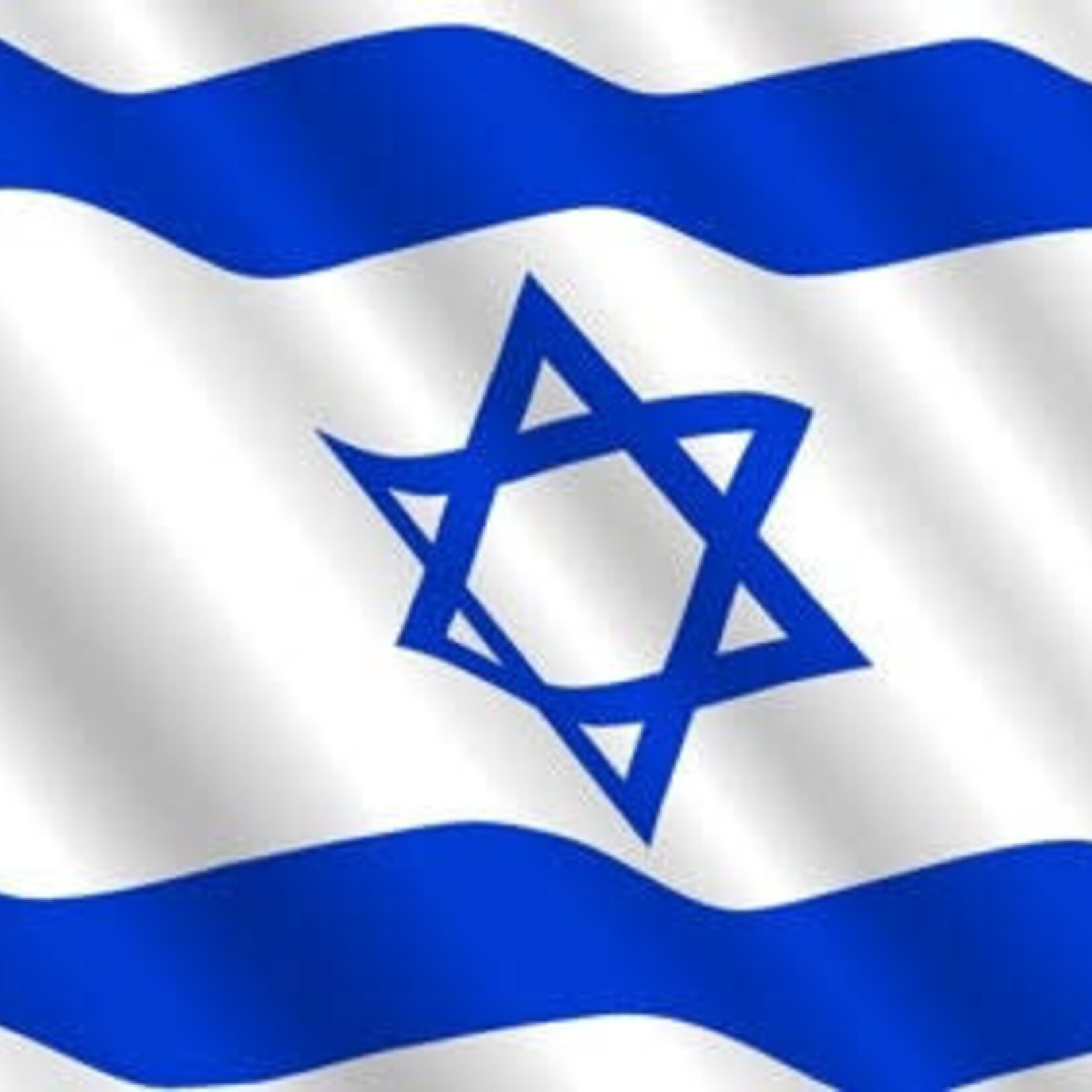 Israeli Cloth Flag 42" x 54"
