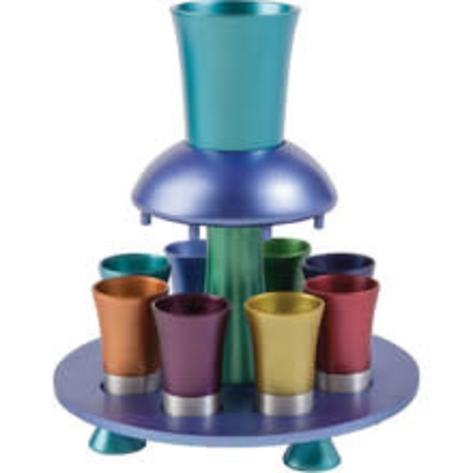 Anodized Aluminum Kiddush Fountain - Multicolor