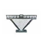 Triangular Crystal Menorah