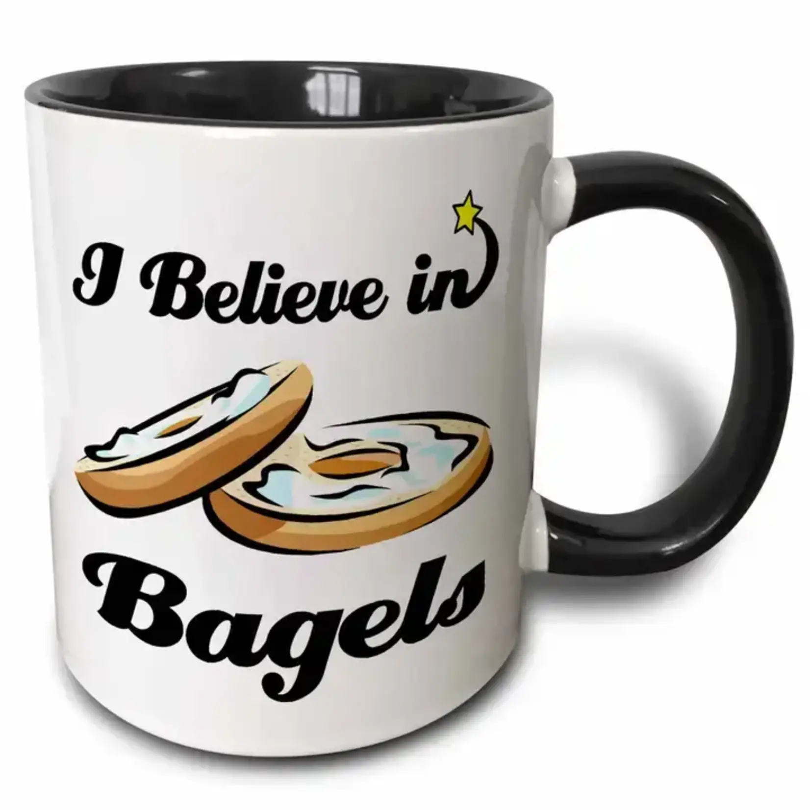 I Believe in Bagels Mug