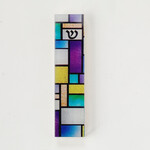 Stained Glass Art Glass Mezuzah